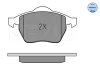 Превью - 025 218 4919/W MEYLE Комплект тормозных колодок, дисковый тормоз (фото 2)
