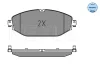 Превью - 025 220 7619 MEYLE Комплект тормозных колодок, дисковый тормоз (фото 2)