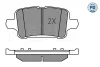 Превью - 025 221 2917/PD MEYLE Комплект тормозных колодок, дисковый тормоз (фото 2)