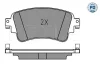 Превью - 025 223 0817/PD MEYLE Комплект тормозных колодок, дисковый тормоз (фото 2)