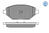 Превью - 025 225 2218 MEYLE Комплект тормозных колодок, дисковый тормоз (фото 2)