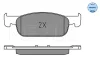 Превью - 025 225 2517 MEYLE Комплект тормозных колодок, дисковый тормоз (фото 2)