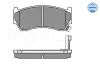Превью - 025 230 0415/W MEYLE Комплект тормозных колодок, дисковый тормоз (фото 3)