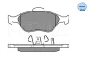 Превью - 025 232 0217/W MEYLE Комплект тормозных колодок, дисковый тормоз (фото 3)