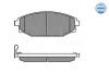 Превью - 025 235 1816/W MEYLE Комплект тормозных колодок, дисковый тормоз (фото 2)