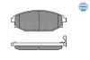 Превью - 025 235 1816/W MEYLE Комплект тормозных колодок, дисковый тормоз (фото 3)