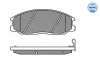 Превью - 025 235 6916/W MEYLE Комплект тормозных колодок, дисковый тормоз (фото 3)