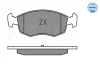 Превью - 025 238 4218 MEYLE Комплект тормозных колодок, дисковый тормоз (фото 2)