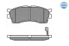 Превью - 025 238 7316/W MEYLE Комплект тормозных колодок, дисковый тормоз (фото 3)