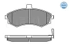 Превью - 025 240 3117/W MEYLE Комплект тормозных колодок, дисковый тормоз (фото 3)