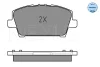 Превью - 025 240 8717/W MEYLE Комплект тормозных колодок, дисковый тормоз (фото 2)