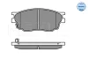 Превью - 025 242 4616/W MEYLE Комплект тормозных колодок, дисковый тормоз (фото 2)