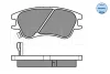 Превью - 025 242 7713/W MEYLE Комплект тормозных колодок, дисковый тормоз (фото 2)
