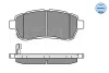 Превью - 025 242 8316/W MEYLE Комплект тормозных колодок, дисковый тормоз (фото 2)