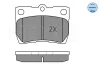 Превью - 025 243 2315/W MEYLE Комплект тормозных колодок, дисковый тормоз (фото 2)