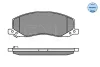 Превью - 025 244 1817/W MEYLE Комплект тормозных колодок, дисковый тормоз (фото 2)