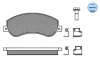 025 244 8419/W MEYLE Комплект тормозных колодок, дисковый тормоз