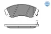Превью - 025 245 9717/W MEYLE Комплект тормозных колодок, дисковый тормоз (фото 3)