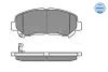 Превью - 025 246 3217 MEYLE Комплект тормозных колодок, дисковый тормоз (фото 2)
