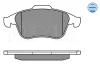 Превью - 025 247 1018 MEYLE Комплект тормозных колодок, дисковый тормоз (фото 2)