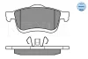 Превью - 025 247 2720/W MEYLE Комплект тормозных колодок, дисковый тормоз (фото 3)