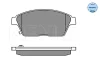 Превью - 025 250 3418/W MEYLE Комплект тормозных колодок, дисковый тормоз (фото 2)