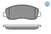 Превью - 025 251 4718/W MEYLE Комплект тормозных колодок, дисковый тормоз (фото 2)
