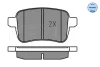 Превью - 025 251 5617 MEYLE Комплект тормозных колодок, дисковый тормоз (фото 2)