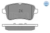 Превью - 025 252 1516 MEYLE Комплект тормозных колодок, дисковый тормоз (фото 2)