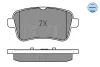 Превью - 025 252 1518 MEYLE Комплект тормозных колодок, дисковый тормоз (фото 2)