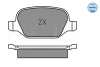 Превью - 025 252 3717 MEYLE Комплект тормозных колодок, дисковый тормоз (фото 2)