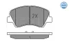 Превью - 025 253 4818 MEYLE Комплект тормозных колодок, дисковый тормоз (фото 2)