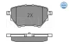 Превью - 025 258 3917 MEYLE Комплект тормозных колодок, дисковый тормоз (фото 2)