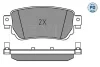 Превью - 025 259 6515/PD MEYLE Комплект тормозных колодок, дисковый тормоз (фото 2)