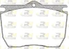 JSX 2824.00 ROADHOUSE Комплект тормозных колодок, дисковый тормоз