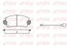 0025.12 REMSA Комплект тормозных колодок, дисковый тормоз