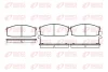 0117.02 REMSA Комплект тормозных колодок, дисковый тормоз