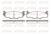 0121.00 REMSA Комплект тормозных колодок, дисковый тормоз