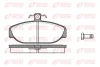 0156.10 REMSA Комплект тормозных колодок, дисковый тормоз