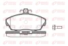 0337.10 REMSA Комплект тормозных колодок, дисковый тормоз