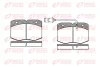0435.02 REMSA Комплект тормозных колодок, дисковый тормоз
