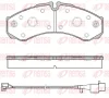 0651.52 REMSA Комплект тормозных колодок, дисковый тормоз