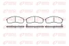 0821.12 REMSA Комплект тормозных колодок, дисковый тормоз