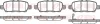 0876.31 REMSA Комплект тормозных колодок, дисковый тормоз