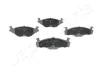 Превью - PA-0078AF JAPANPARTS Комплект тормозных колодок, дисковый тормоз (фото 3)