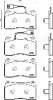 Превью - PA-0211AF JAPANPARTS Комплект тормозных колодок, дисковый тормоз (фото 2)