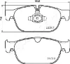 Превью - PA-0333AF JAPANPARTS Комплект тормозных колодок, дисковый тормоз (фото 2)