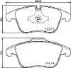 Превью - PA-0339AF JAPANPARTS Комплект тормозных колодок, дисковый тормоз (фото 2)