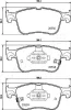 PA-0354AF JAPANPARTS Комплект тормозных колодок, дисковый тормоз