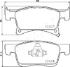 Превью - PA-0401AF JAPANPARTS Комплект тормозных колодок, дисковый тормоз (фото 2)